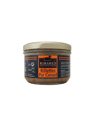 RILLETTE PUR CANARD 180GR