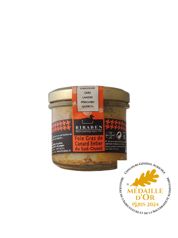 FOIE GRAS CANARD BIRABEN  90GR