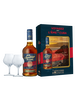 COFFRET RON SANTIAGO DE CUBA 11 ANS + 2 VERRES 