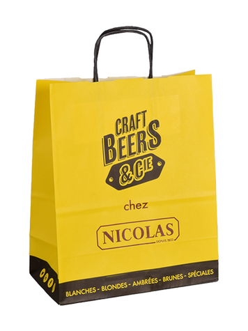 SAC POUR 6 BOUTEILLES BIERES 33 CL