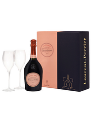 COFFRET LAURENT PERRIER ROSé + 2 Verres