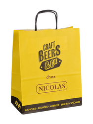 SAC POUR 6 BOUTEILLES BIERES 33 CL